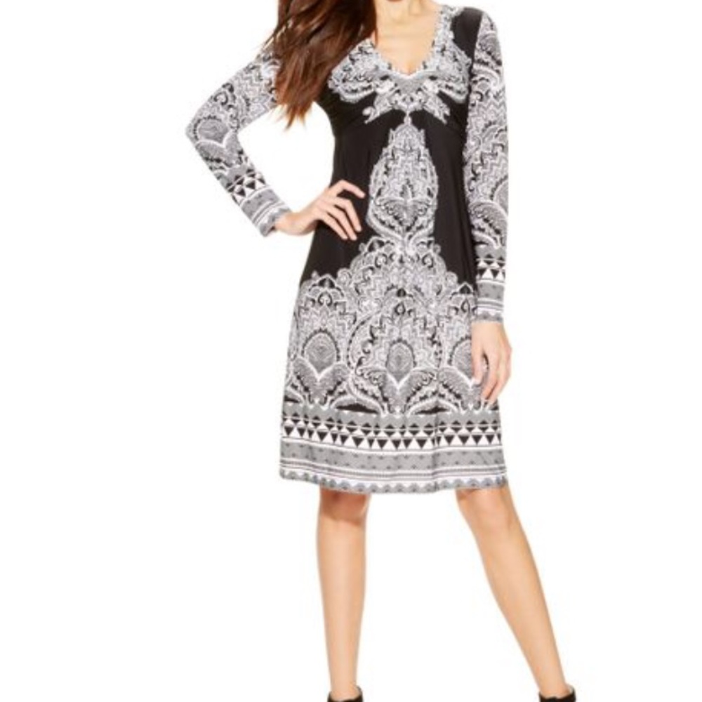 NWT INC Tidal Paisley Dress